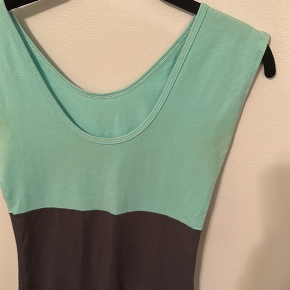 American apparel bodycon two tone colored mini dress - Picture 3 of 3